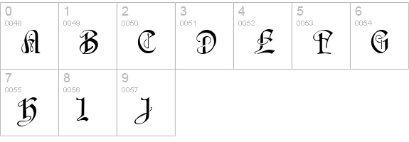 Averoigne numbers 0-9 preview