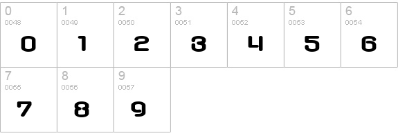 Axaxax numbers 0-9 preview
