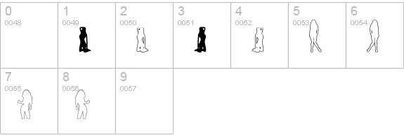 Babe-alicious numbers 0-9 preview