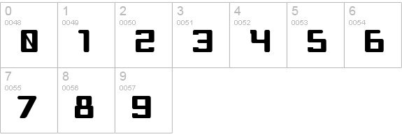 Baby Universe numbers 0-9 preview