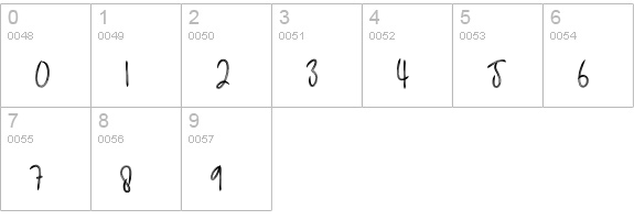 Back To School numbers 0-9 preview