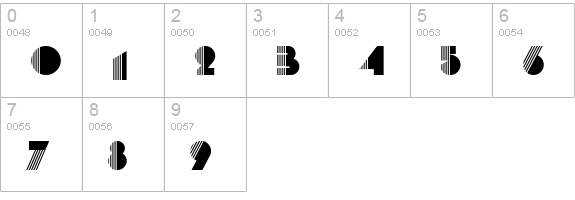 Backstage Pass NF numbers 0-9 preview