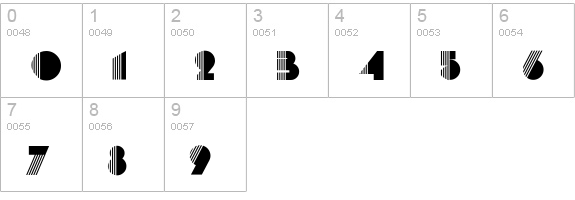 Backstage-PassA numbers 0-9 preview
