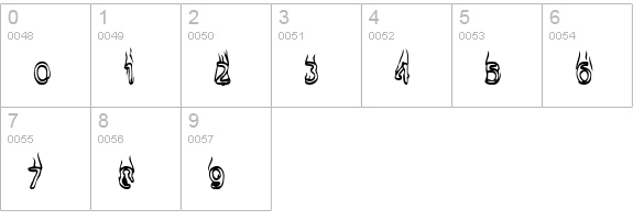 BaileysCar numbers 0-9 preview