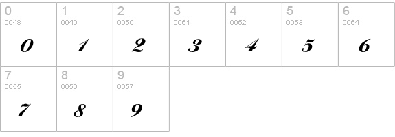 Ballantines-Heavy numbers 0-9 preview