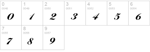 Ballantines-Hvy numbers 0-9 preview
