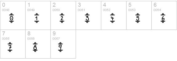 Banner  numbers 0-9 preview