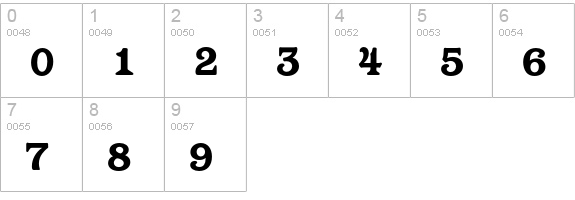 BarcelonaEF-Heavy numbers 0-9 preview