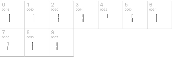 Barcode-Three numbers 0-9 preview