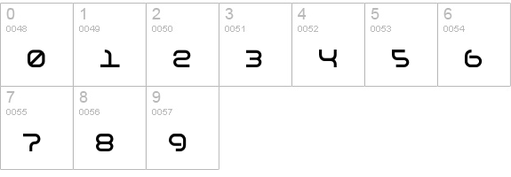 Basis-Medium numbers 0-9 preview