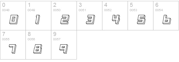 Basset RR Five numbers 0-9 preview