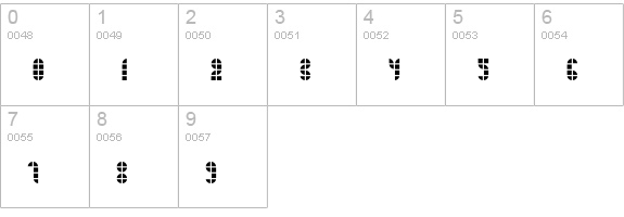 Bath Light numbers 0-9 preview