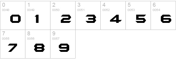 BatmanForever1 numbers 0-9 preview