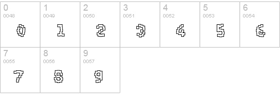 Baukasten-Five numbers 0-9 preview