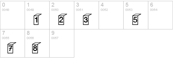 Bausteine numbers 0-9 preview