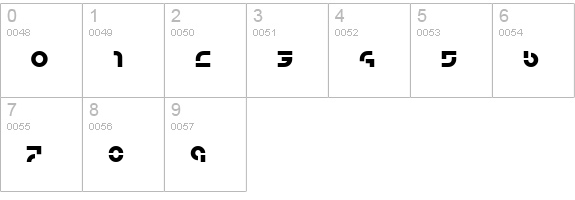 bauwerck numbers 0-9 preview