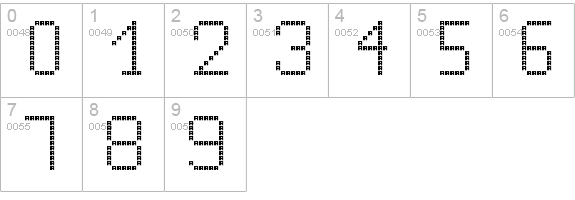 Begin from A Regular numbers 0-9 preview