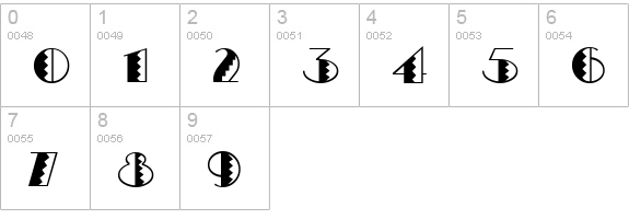 BessieMaeMoochoNF numbers 0-9 preview