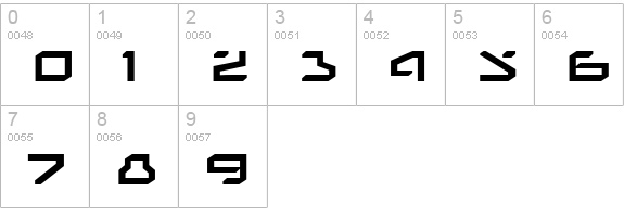Betaphid numbers 0-9 preview