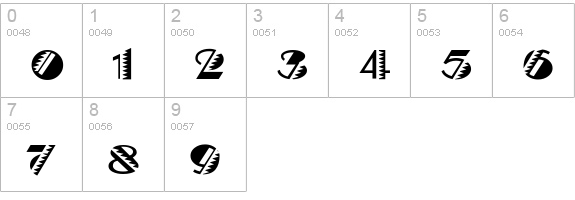BeteNoirA numbers 0-9 preview