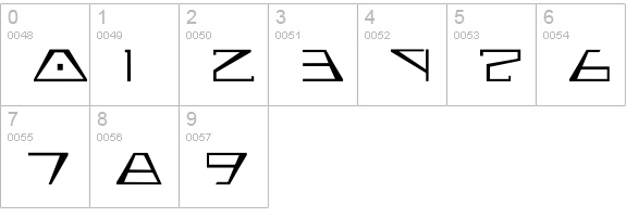 biasel  numbers 0-9 preview