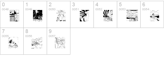 BiblishPictures numbers 0-9 preview