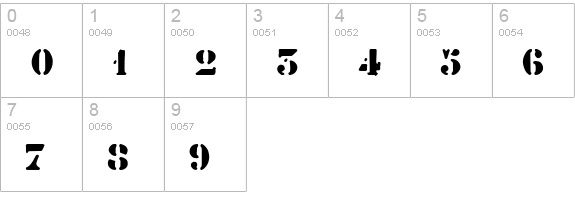 billieKid numbers 0-9 preview