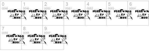 Bingo Player JL numbers 0-9 preview