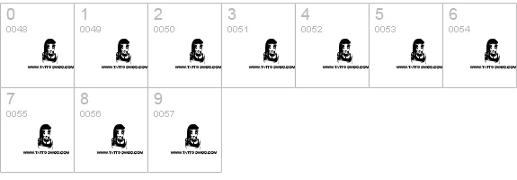 Birds of Feather numbers 0-9 preview