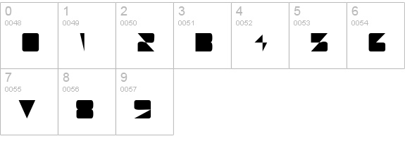 BizarreLapped numbers 0-9 preview