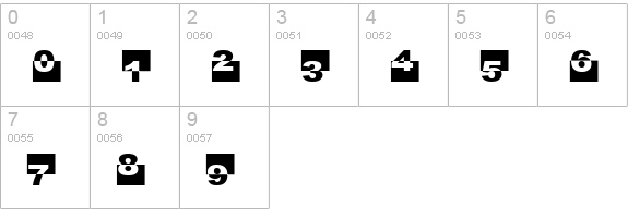 Black Box numbers 0-9 preview
