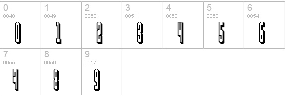 Blaster numbers 0-9 preview