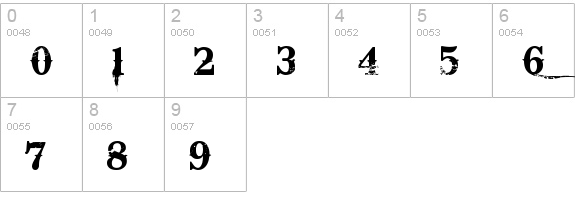 Bleeding Cowboys numbers 0-9 preview