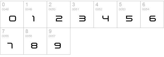 Blessed Light numbers 0-9 preview
