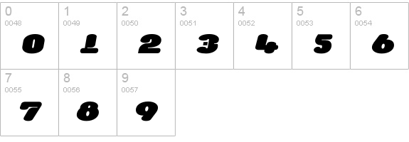 Blocker-DubLowSix numbers 0-9 preview