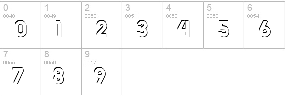 Blooshooz numbers 0-9 preview