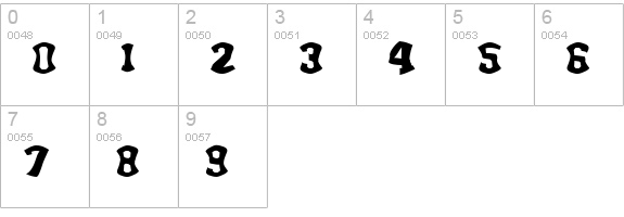 BlueMirth numbers 0-9 preview