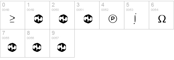 BlurExtra numbers 0-9 preview