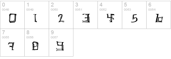 BN Grafity numbers 0-9 preview
