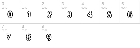 BN-Maxi numbers 0-9 preview