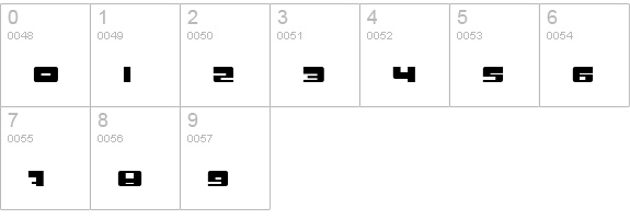 BN Space Chick numbers 0-9 preview