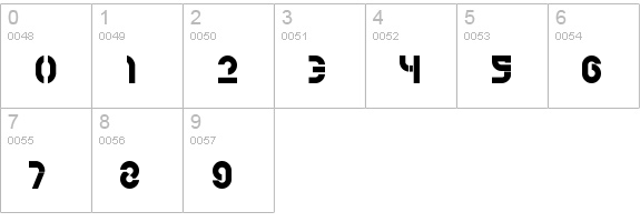 bohemica numbers 0-9 preview
