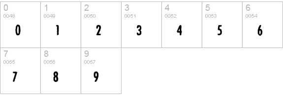 BON ViVER numbers 0-9 preview