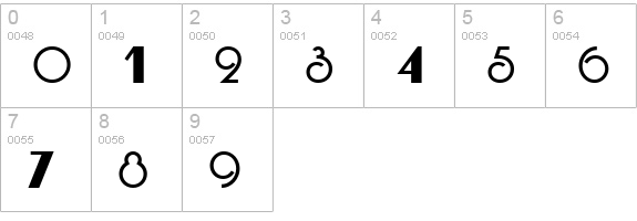 Boogie Nights NF numbers 0-9 preview