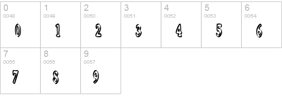 Boosta numbers 0-9 preview