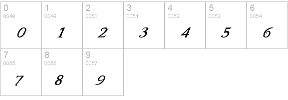 Booter - Five One numbers 0-9 preview