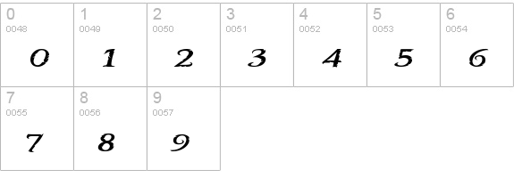 Booter - One Five numbers 0-9 preview