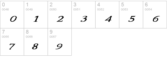 Booter - One One numbers 0-9 preview