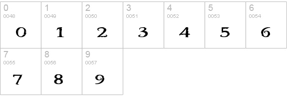 Booter - One Zero numbers 0-9 preview