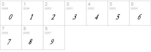 Booter - Zero One numbers 0-9 preview